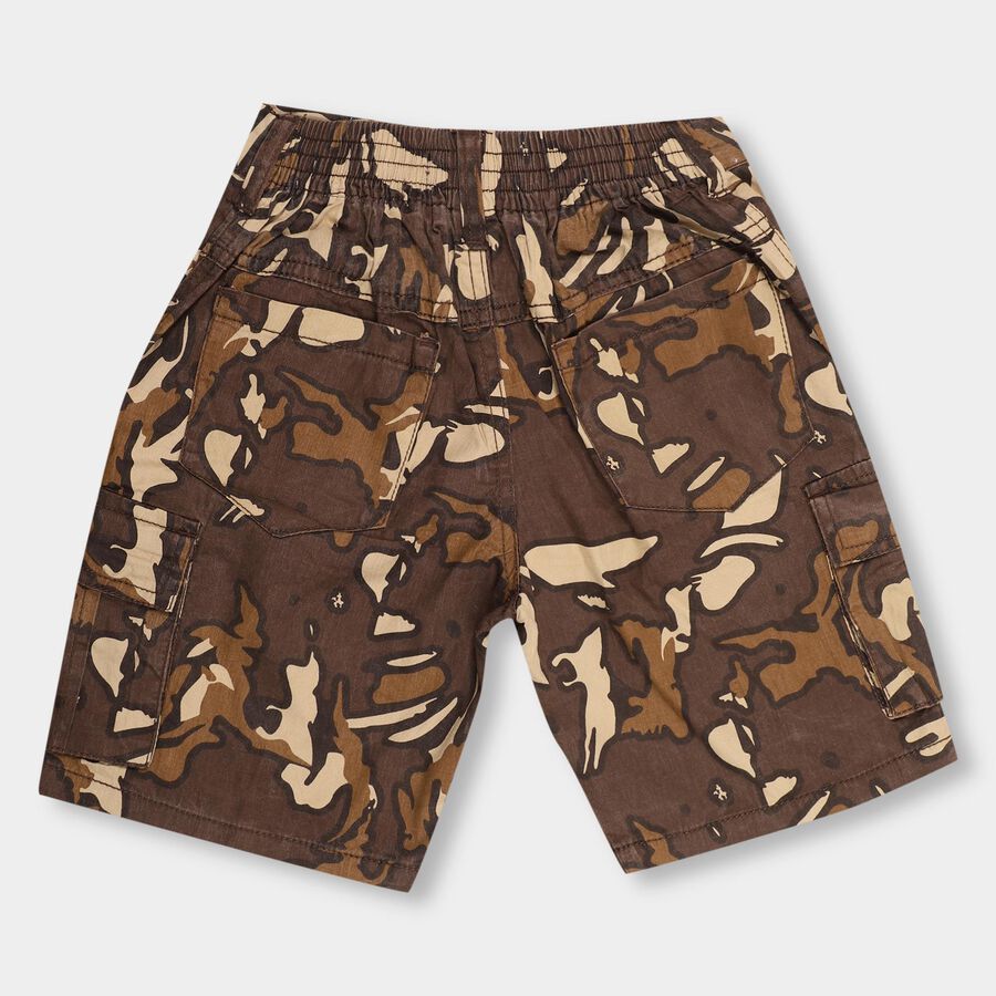 Boys' 100% Cotton Bermudas , Brown, large image number null