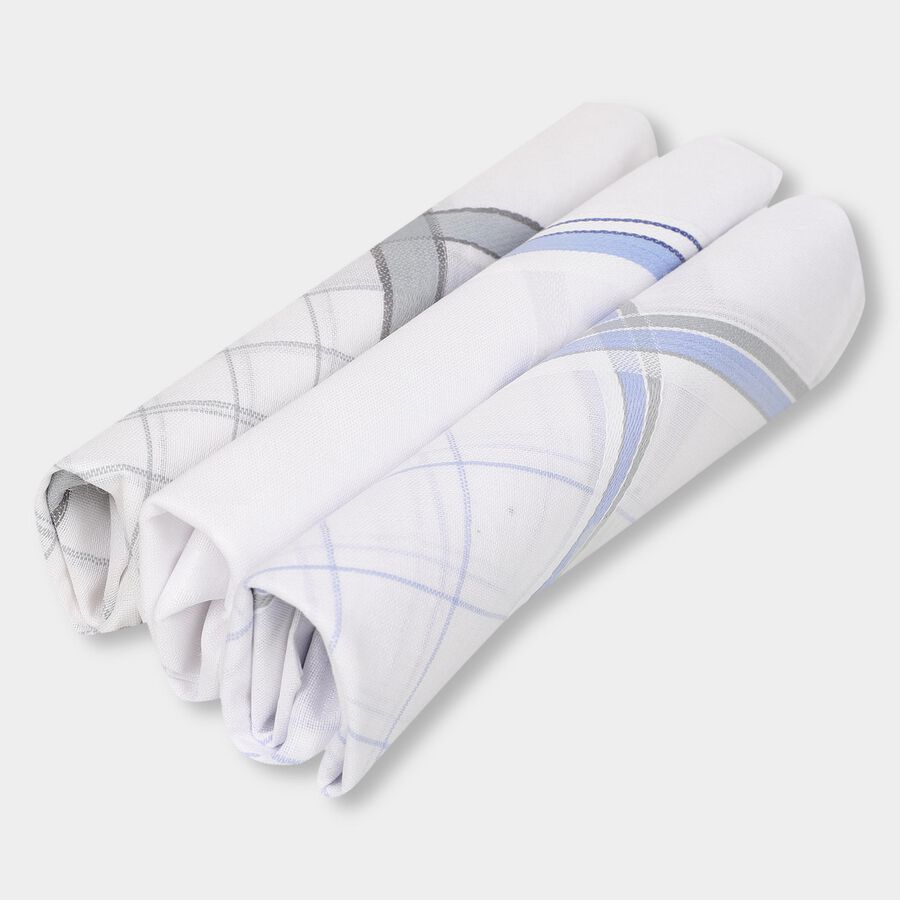 Men's Hanky, White, large