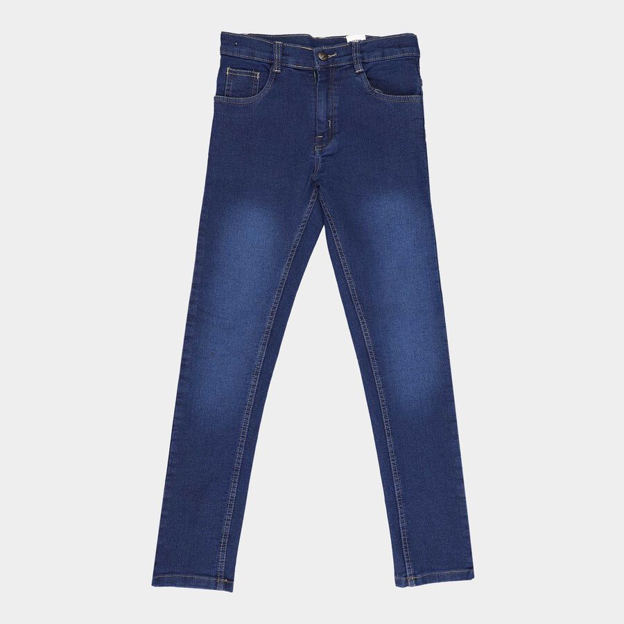 Boys Joggers, Mid Blue, large image number null