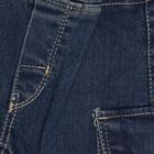 Infants' Dark Denim Jogger Fit Elasticated Jeans, Dark Blue, small image number null