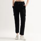 Ladies' Regular Track Pants, काला, small image number null