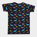 Boys Cotton T-Shirt, Navy Blue, small image number null
