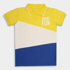 Boys' Half Sleeves T-Shirt , Yellow, small image number null