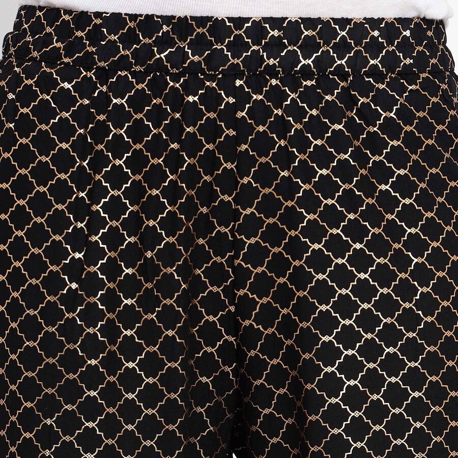 Printed Palazzo, Black, large image number null