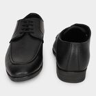Men's Jet Black Lace-Up Formal Shoes, काला, small