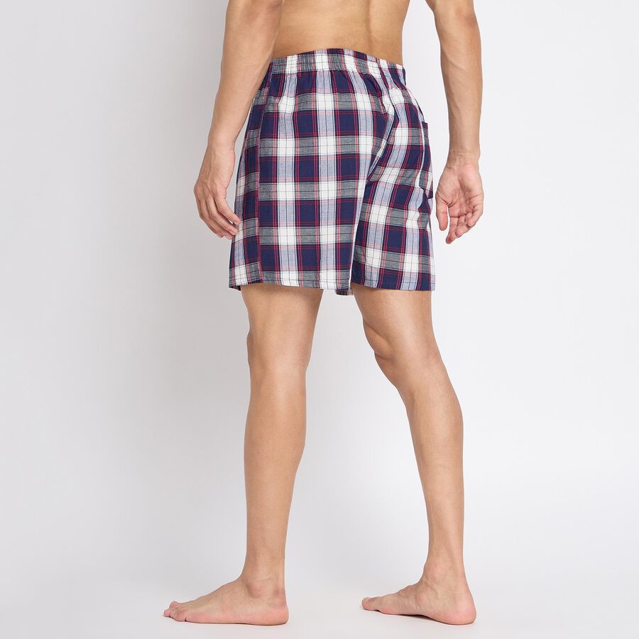 Men's 100% Cotton Boxers, नेवी ब्लू, large image number null