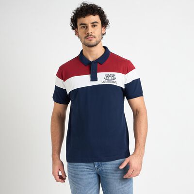 Men's 100% Cotton Collared Half Sleeves T-Shirt 