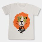 Boys' 100% Cotton Half Sleeves T-Shirt , ऑफ व्हाइट, small