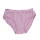 Girls' Lavender and Cream Cotton Briefs Pack of 2, लाइलेक, small image number null
