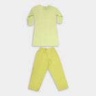 Girls' Fusion Set, हल्का हरा, small image number null