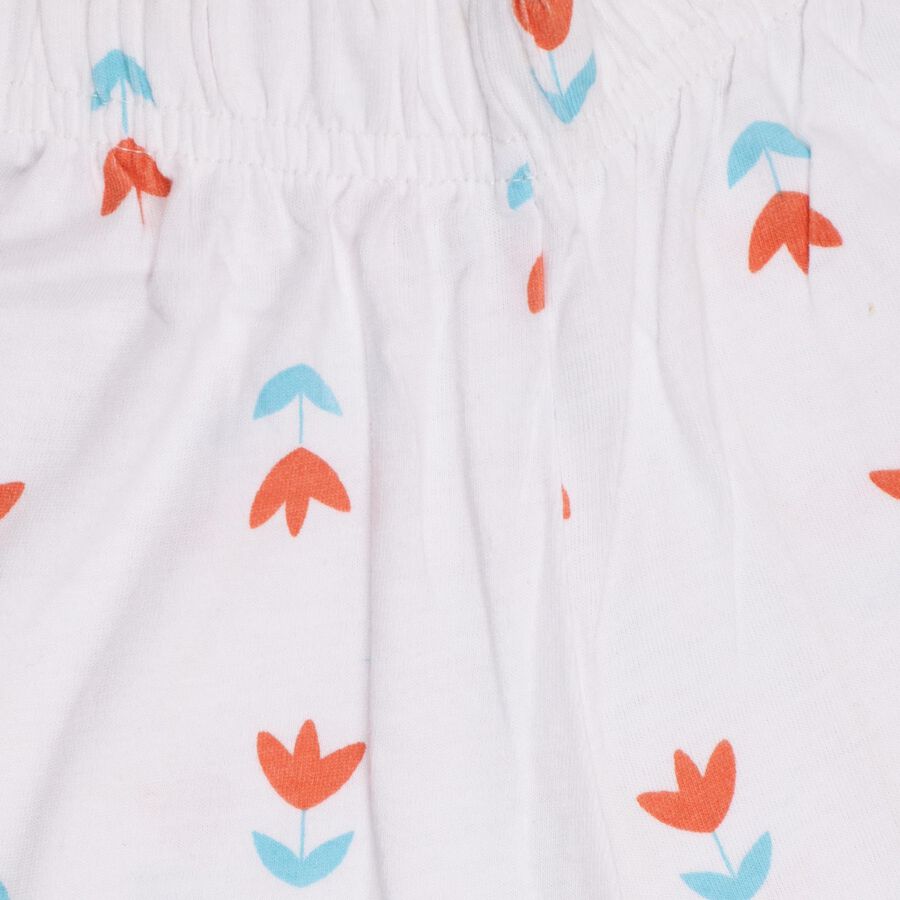 Girls' 100% Cotton Capri Set , Aqua, large image number null