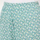 Women's Light Green Relaxed Fit Abstract Printed Harem Pants, हल्का हरा, small