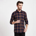 Checks Casual Shirt, Brown, small image number null