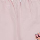 Infants Pink Cotton Half Pant, Light Pink, small