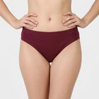 Women's Purple Regular Fit Solid Panty, बैंगनी, small
