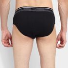 Men's 100% Cotton Briefs, Black, small image number null