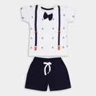 Infant Boys' 100% Cotton Baba Suit , Navy Blue, small image number null