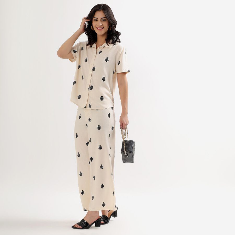 Ladies' Co-ord set , Off White, large