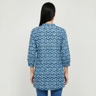 Women's Blue Kurti, Dark Blue, small
