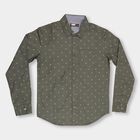 Boys' 100% Cotton Casual Shirt , Olive, small image number null