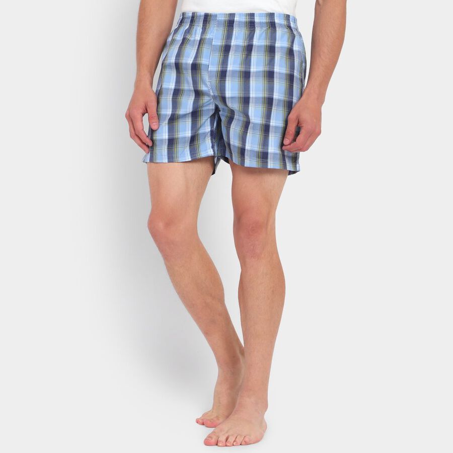 Men's Boxers, Navy Blue, large image number null
