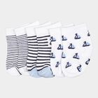 Infants Cotton Stripes Socks, White, small image number null