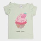 Girls' 100% Cotton T-Shirt , Light Green, small image number null