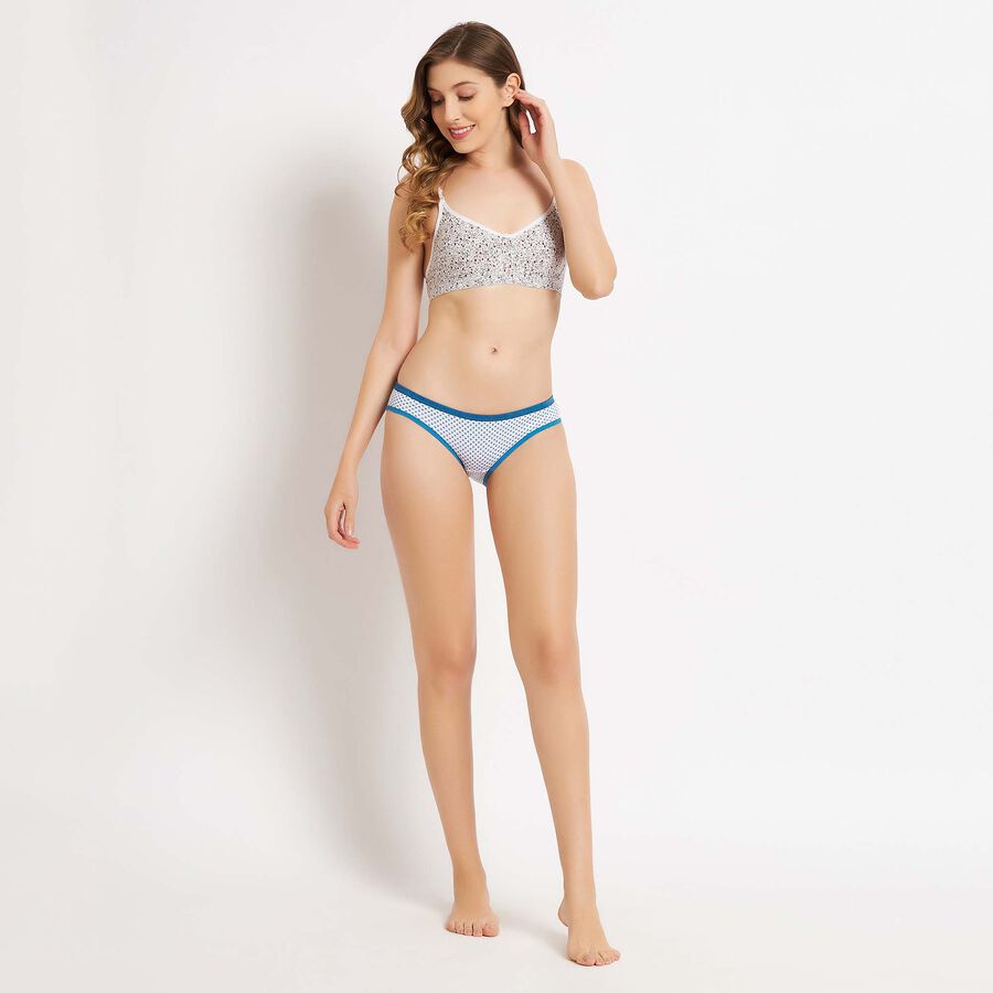Cotton Panty, Mid Blue, large image number null