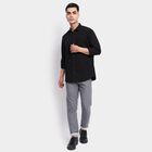 Men's 100% Cotton Casual Shirt, Black, small image number null