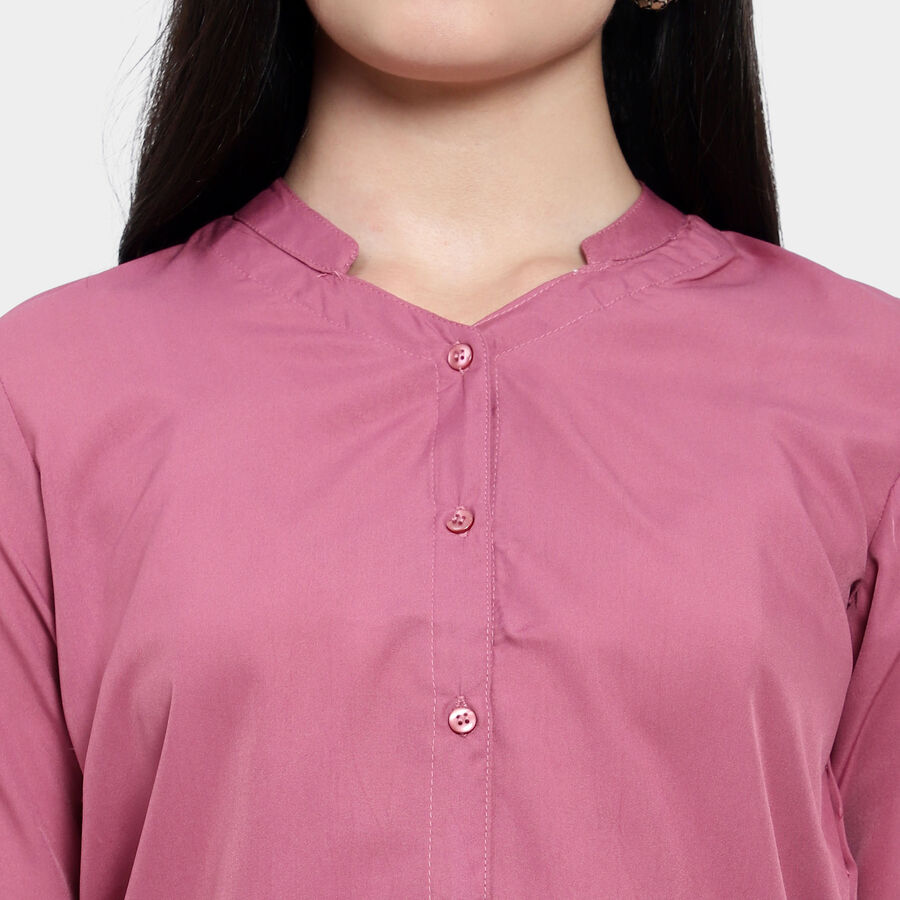 Solid Shirt, Purple, large image number null