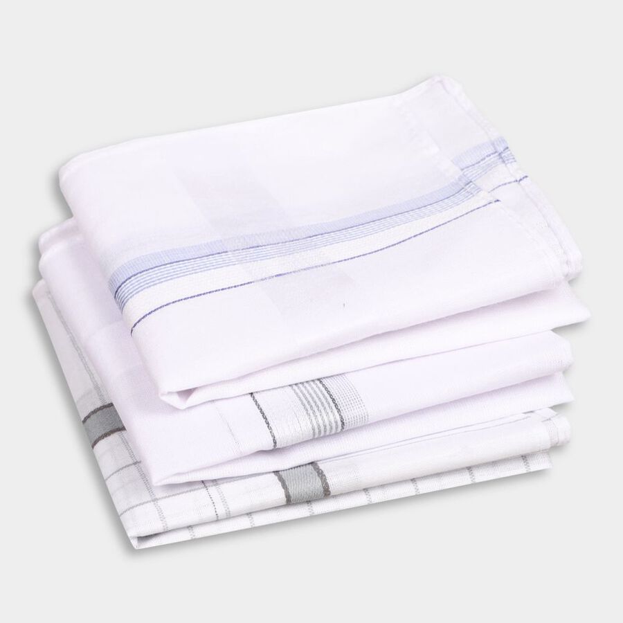 Men's Hanky, White, large image number null