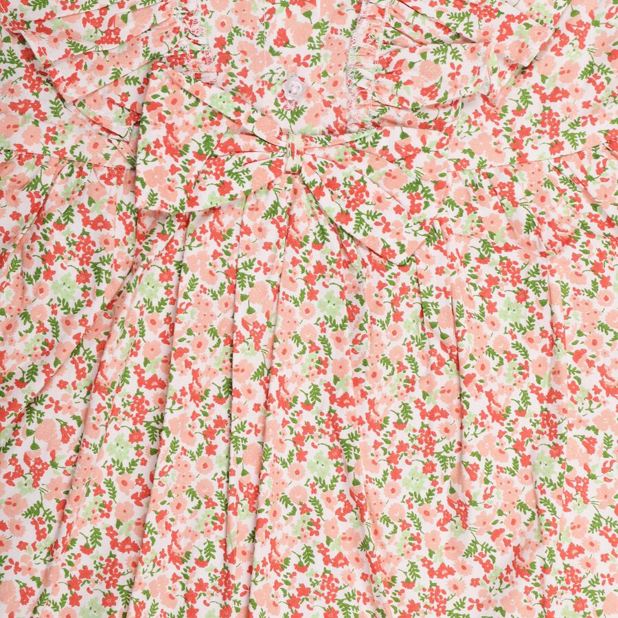 Girls' Frock, गुलाबी, large image number null