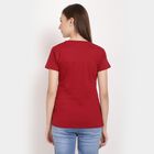 Round Neck T-Shirt, Maroon, small image number null