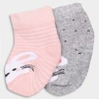Infants' Socks (Pack of 2), Light Pink, small