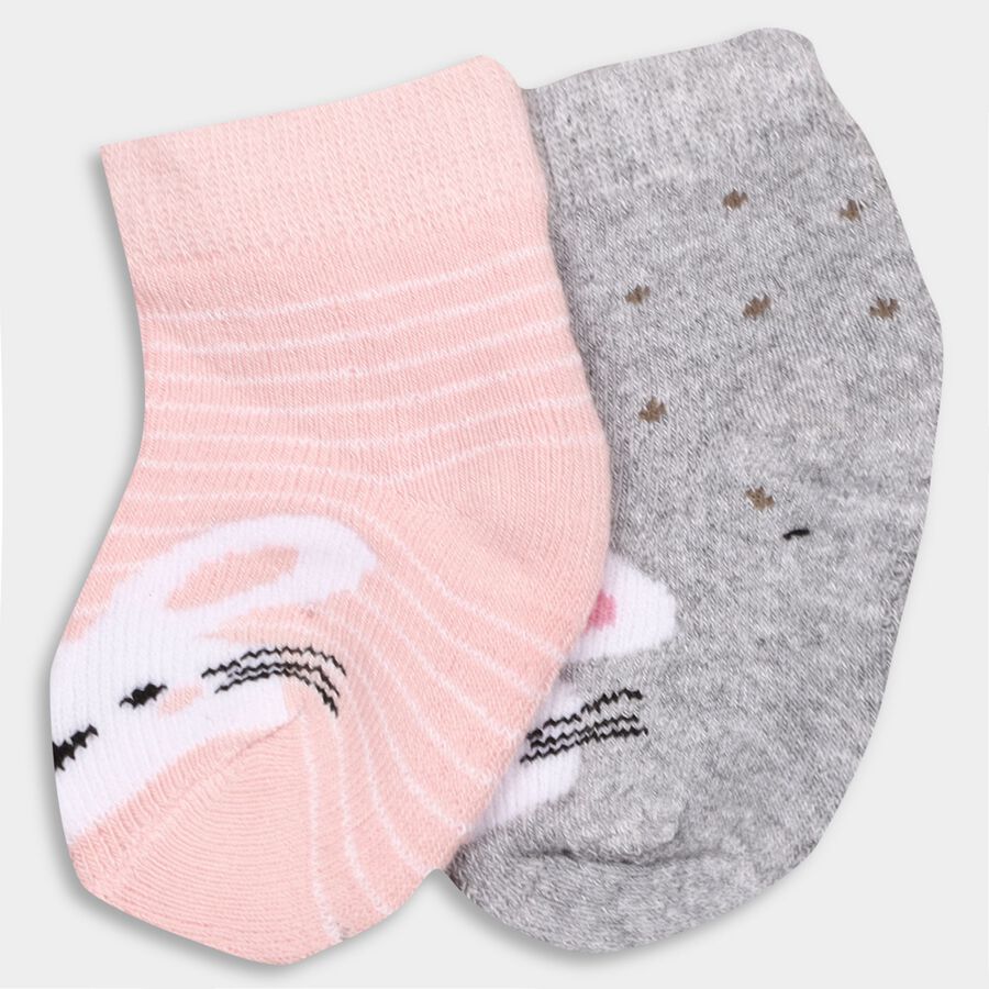 Infants' Socks (Pack of 2), Light Pink, large
