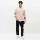 Men's Soft Peach Classic Casual Shirt, पीच, small image number null
