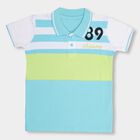 Boys' 100% Cotton Half Sleeves T-Shirt, Light Blue, small image number null
