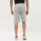 Men's Light Heather Grey Regular Fit Solid Jamaican Shorts, मिश्रित हल्का ग्रे, small image number null