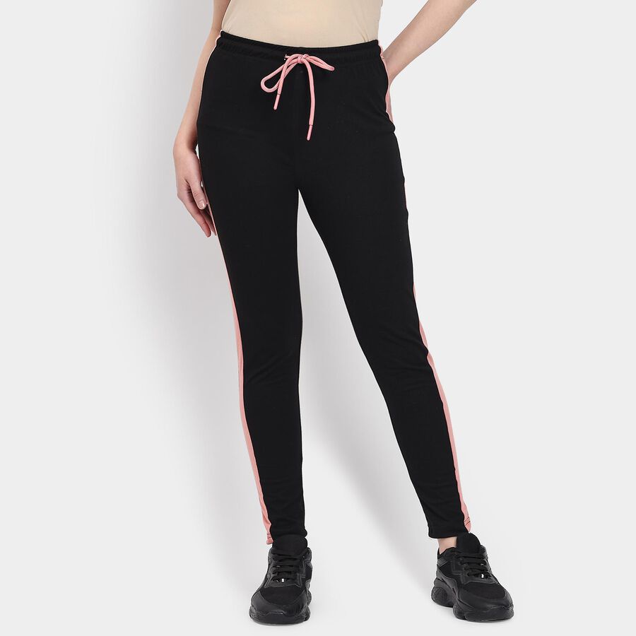 Ladies' Track Pants , Black, large