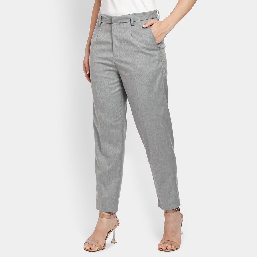 Ladies' Trousers, Dark Grey, large image number null