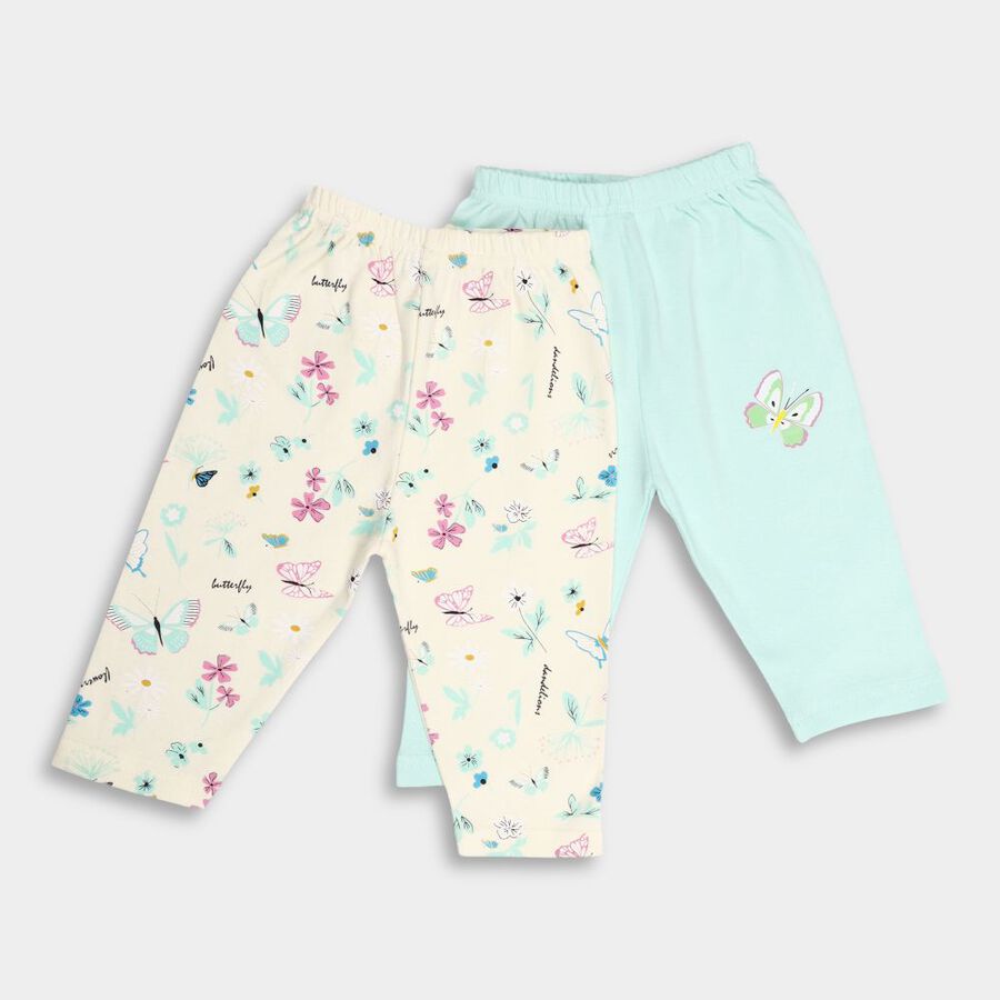 Infants' Cotton Pyjama, Light Green, large image number null
