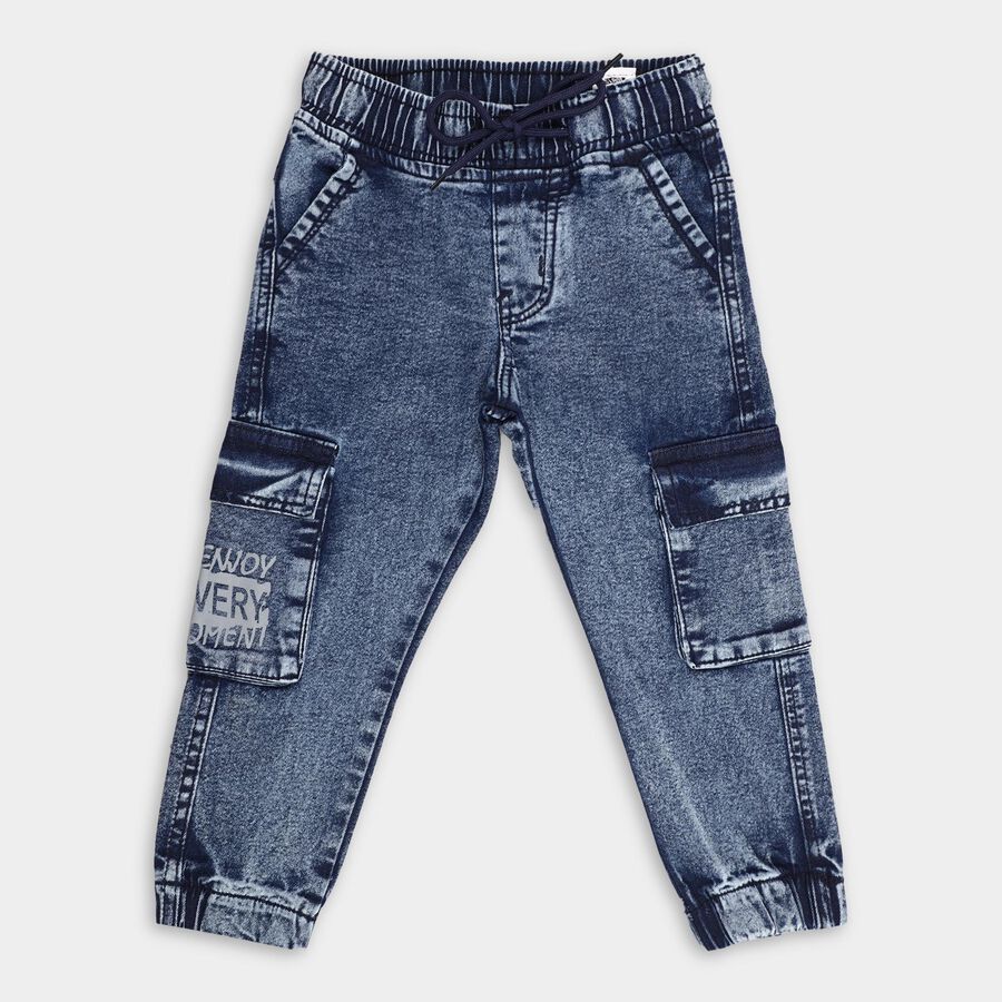 Boys' Jeans, मध्यम नीला, large image number null