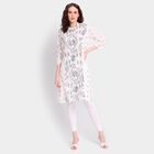 Ladies' 100% Cotton Kurta, सफ़ेद, small image number null