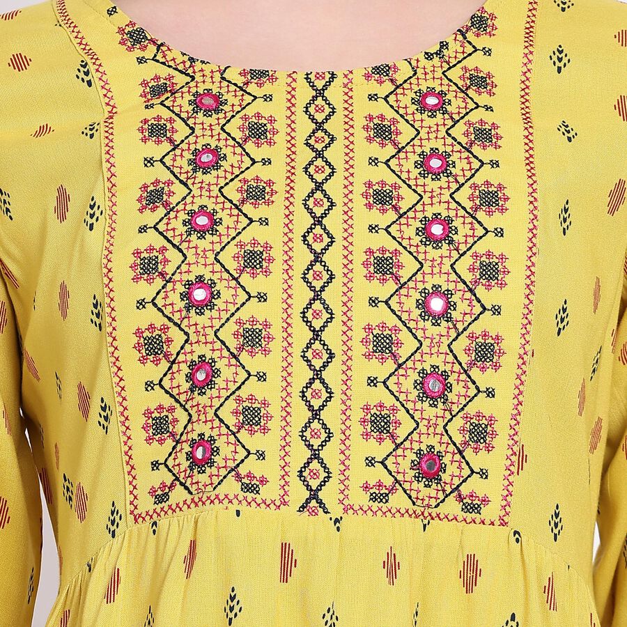 Ladies' Kurti , मस्टर्ड, large image number null