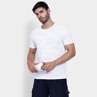 Men's Round Neck Half Sleeves T-Shirt , White, small image number null