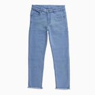 Girls' Jeans, हल्का नीला, small image number null