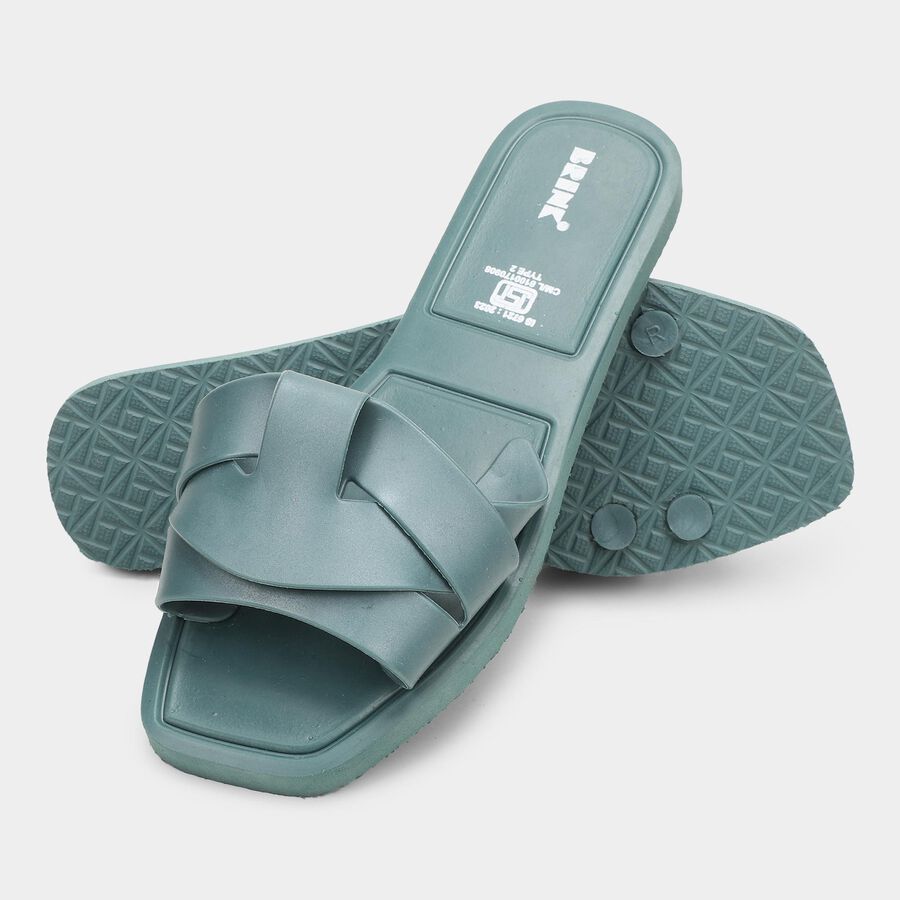 Ladies' Slipper, हरा, large image number null
