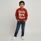 Boys' Sweatshirt, भूरा, small image number null