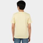 Boys' Half Sleeves T-Shirt, मस्टर्ड, small