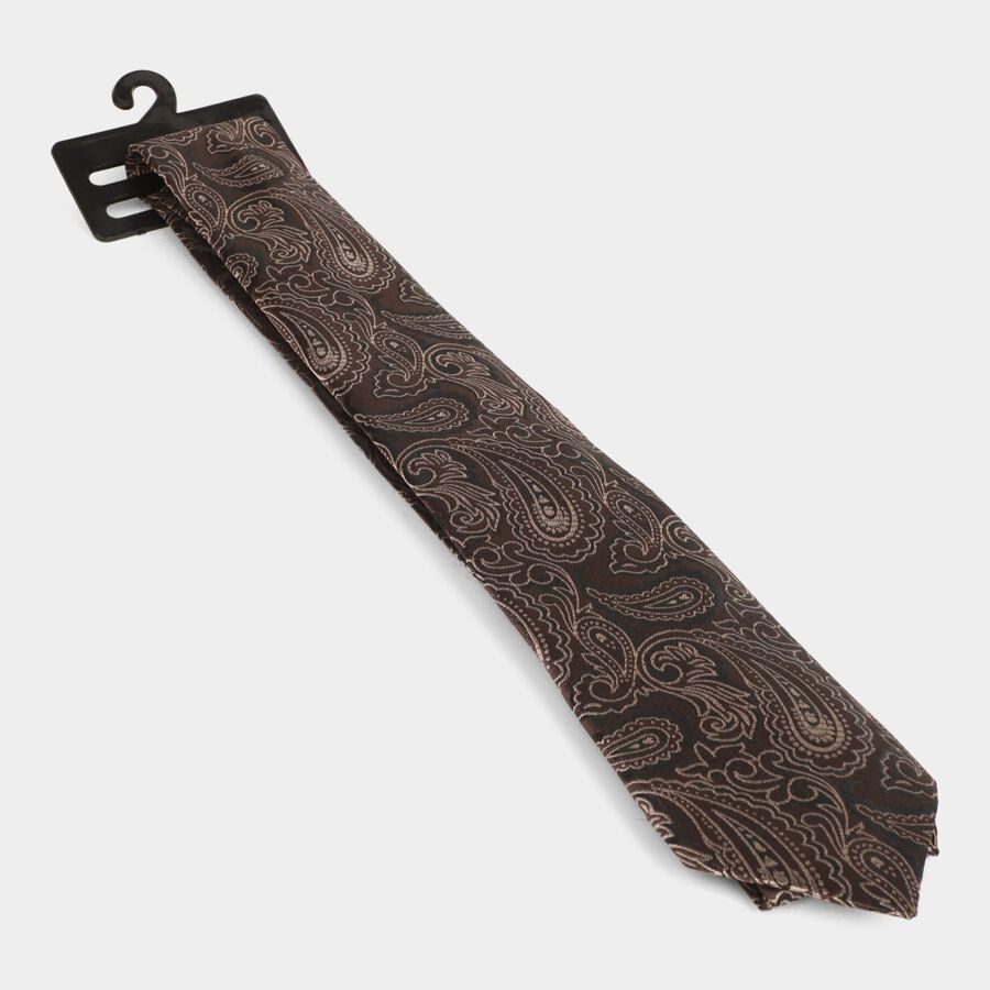 Men's Tie, Brown, large